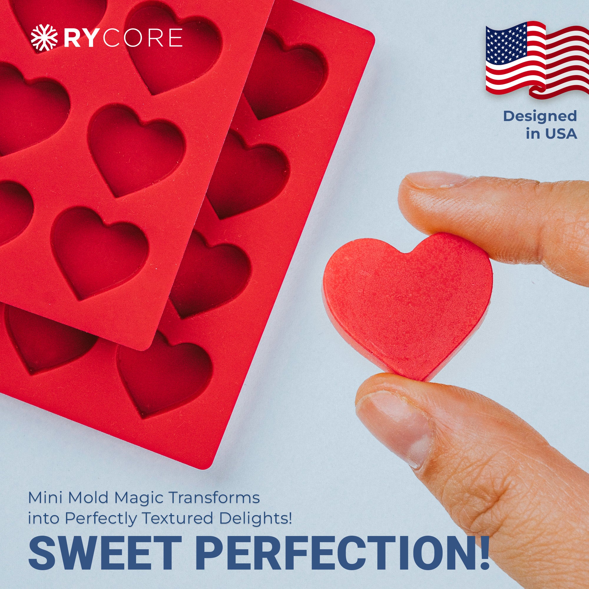 Crafting Valentine’s Day Treats with RYCORE’s Heart-Shaped Silicone Molds