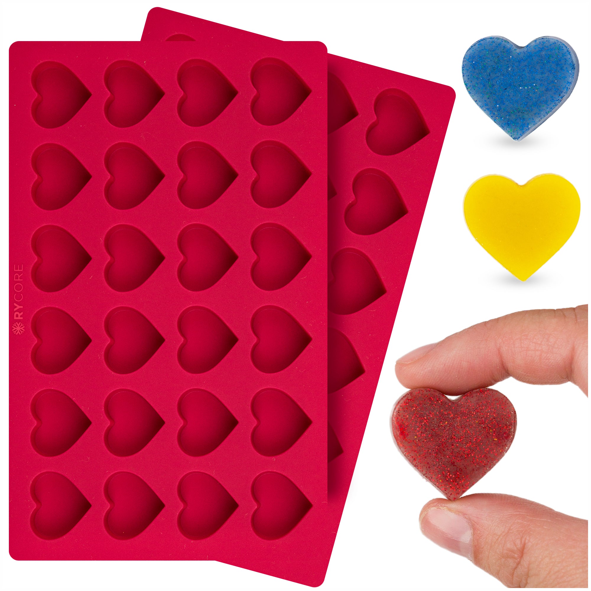 Small Heart Resin Mold Hearts Flexible Plastic Resin Molds Heart Fondant Mold  Heart Chocolate Mold Heart Jewelry Candle Wax Melt 