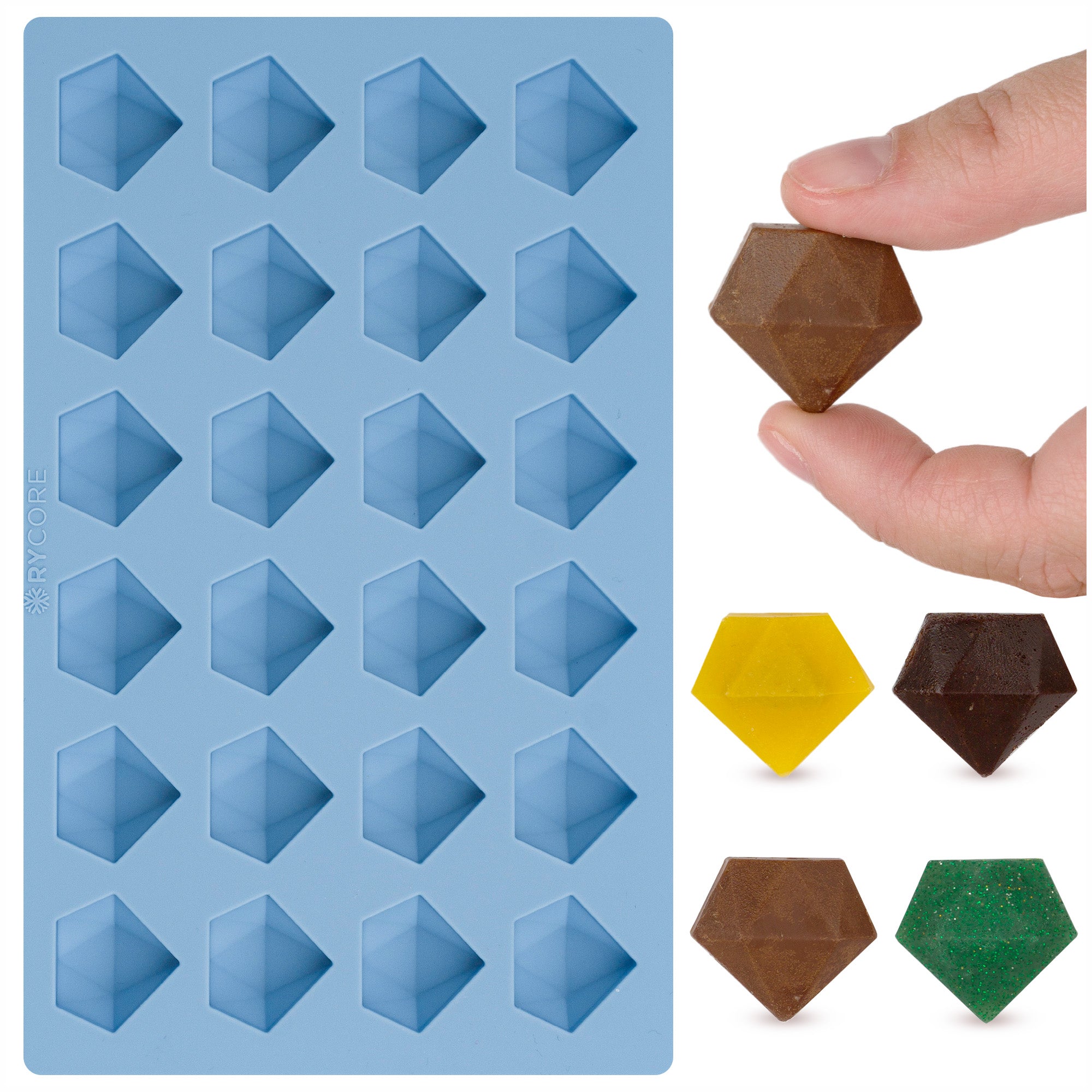 Wholesale DIY Triangular Crayon Silicone Molds 